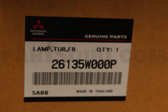 Mitsubishi 26135W000P LAMP,TURN SIGNAL & CORN,FR