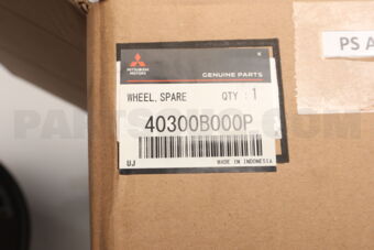 Mitsubishi 40300B000P WHEEL,SPARE TIRE DISC