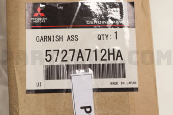 Mitsubishi 5727A712HA GARNISH,FR DOOR RH