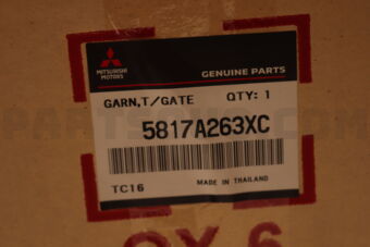 Mitsubishi 5817A263XC GARNISH,TAILGATE,LWR