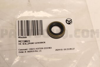 FUSO ME728021 OIL SEAL,I/PUMP GOVE
