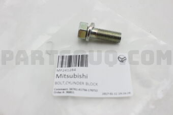 Mitsubishi MF241284 BOLT,CYLINDER BLOCK