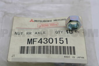 Mitsubishi MF430151 NUT,RR AXLE