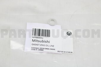 Mitsubishi MF660032 GASKET,ENG OIL LINE