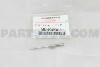 Mitsubishi MU496001 RIVET,FR MUD GUARD
