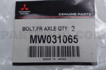 Mitsubishi MW031065 BOLT,FR AXLE CROSSMEMBER
