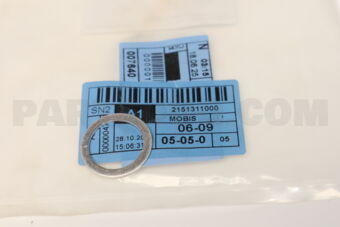 Mobis 2151311000 GASKET-OIL PLUG