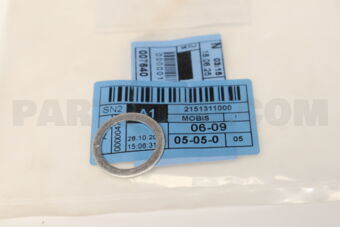Mobis 2151311000 GASKET-OIL PLUG