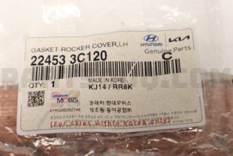 Mobis 224533C120 GASKET-ROCKER COVER LH