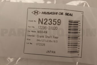 Musashi 1229631U20 OIL SEAL