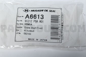 Musashi A6613 CRANK SHAT FRT