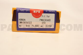 NPR SWH30363ZZSTD RING PISTON SET 000 D15B6