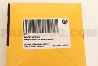 NPR SWN30154ZZ0050 RING PISTON SET 050 MR18DE MR20DE