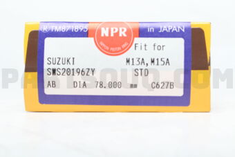 NPR SWS20196ZYSTD RING PISTON STD M15A