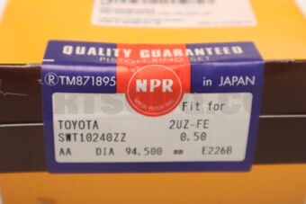 NPR SWT10240ZZ0050 RING PISTON 050 2UZ THIN TYPE (2X12.,1X3)