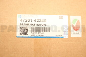 Nakamoto 4720142340 BRAKE MASTER CYL ASSY