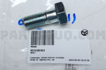 Nissan 0111101411 BOLT