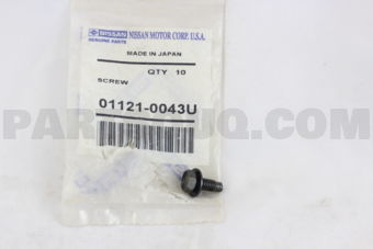 Nissan 011210043U SCREW