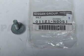 Nissan 01121N8051 BOLT