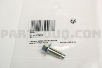 Nissan 01125E8021 BOLT