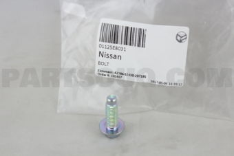 Nissan 01125E8031 BOLT