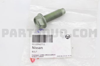 Nissan 01125N2711 BOLT