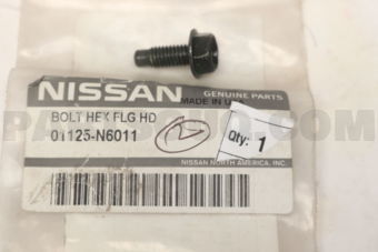 Nissan 01125N6011 BOLT