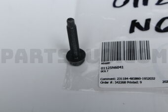 Nissan 01125N6041 BOLT
