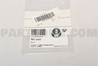 Nissan 0122100381 NUT
