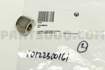 Nissan 0122300161 NUT