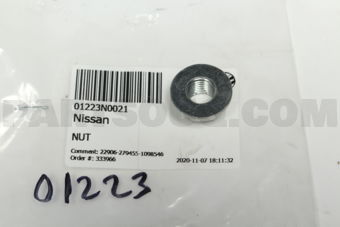 Nissan 01223N0021 NUT