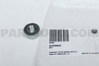 Nissan 0122500261 NUT