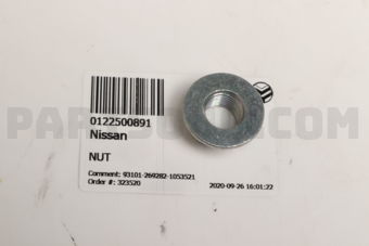 Nissan 0122500891 NUT