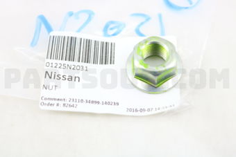 Nissan 01225N2031 NUT