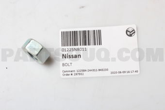 Nissan 01225N8011 BOLT