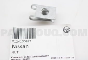 Nissan 0124100971 NUT