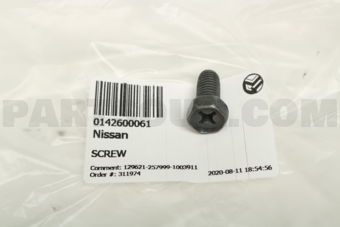 Nissan 0142600061 SCREW