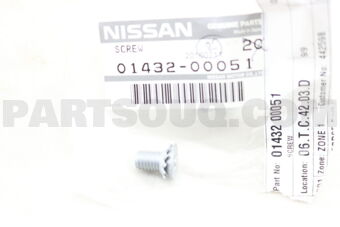Nissan 0143200051 SCREW