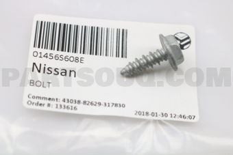 Nissan 01456S608E BOLT