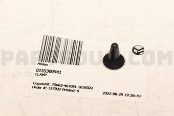 Nissan 0155300541 CLAMP