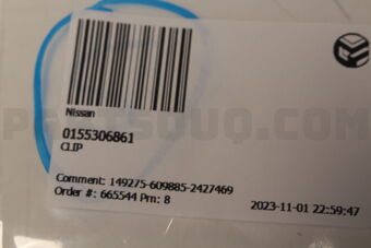 Nissan 0155306861 CLIP