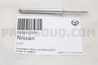 Nissan 0155310381 CLIP