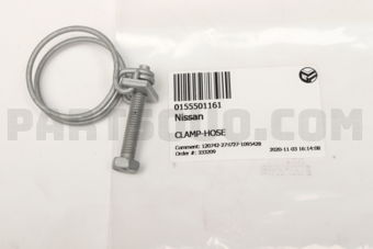 Nissan 0155501161 CLAMP-HOSE