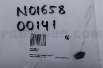 Nissan 0165800141 BUMPER-LID