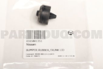 Nissan 0165801351 BUMPER-RUBBER,TRUNK LID