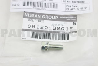 Nissan 081206201E BOLT-HEX