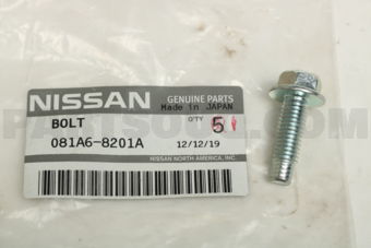 Nissan 081A68201A BOLT-FLANGE