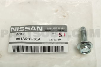 Nissan 081A68201A BOLT-FLANGE