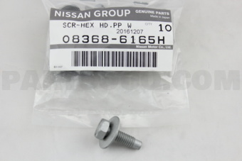 Nissan 083686165H SCR-HEX HD,PP W