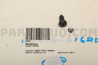 Nissan 085106162A SCREW TAPPING